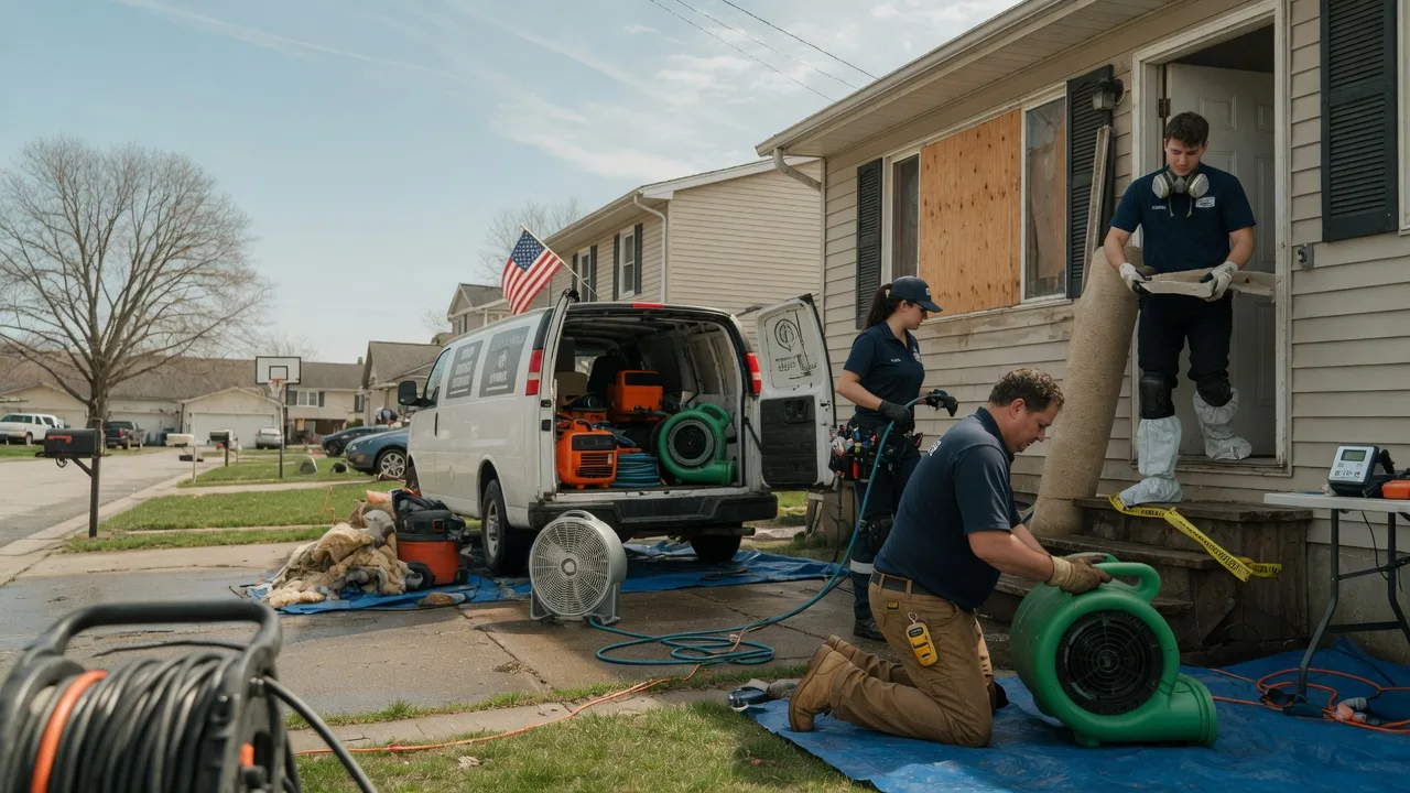 Water Damage Restoration in Upland, IN near me